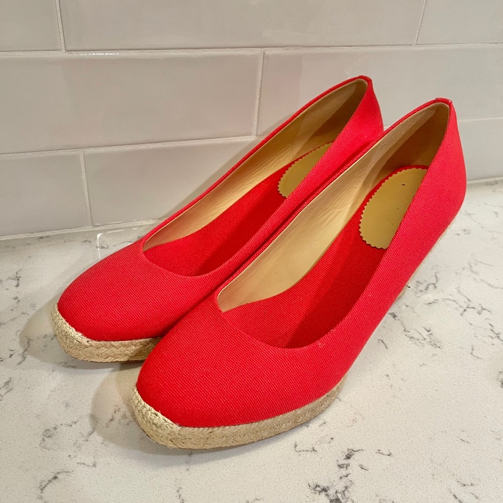 Sold J. Crew Seville espadrille wedges size 11